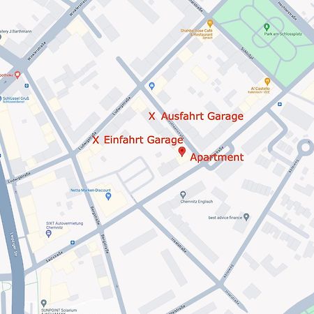 Edler Wohnraum Schlossteich-Suite 3 Sz Mit Zwei Balkonen, Kaffeevollautomat, Kamin, Klima, Lift & Zwei Parkplaetzen Хемниц Экстерьер фото