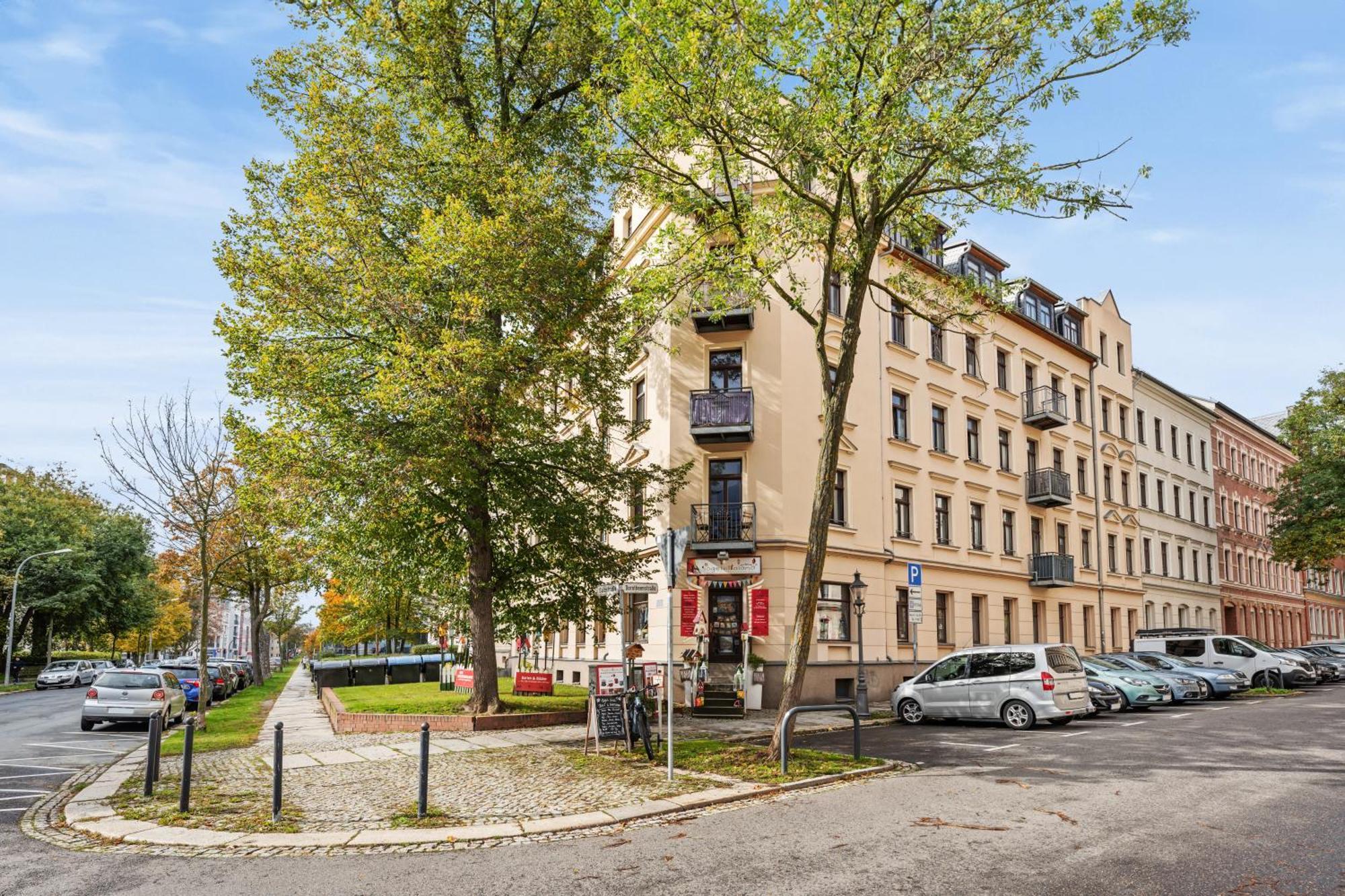 Edler Wohnraum Schlossteich-Suite 3 Sz Mit Zwei Balkonen, Kaffeevollautomat, Kamin, Klima, Lift & Zwei Parkplaetzen Хемниц Экстерьер фото