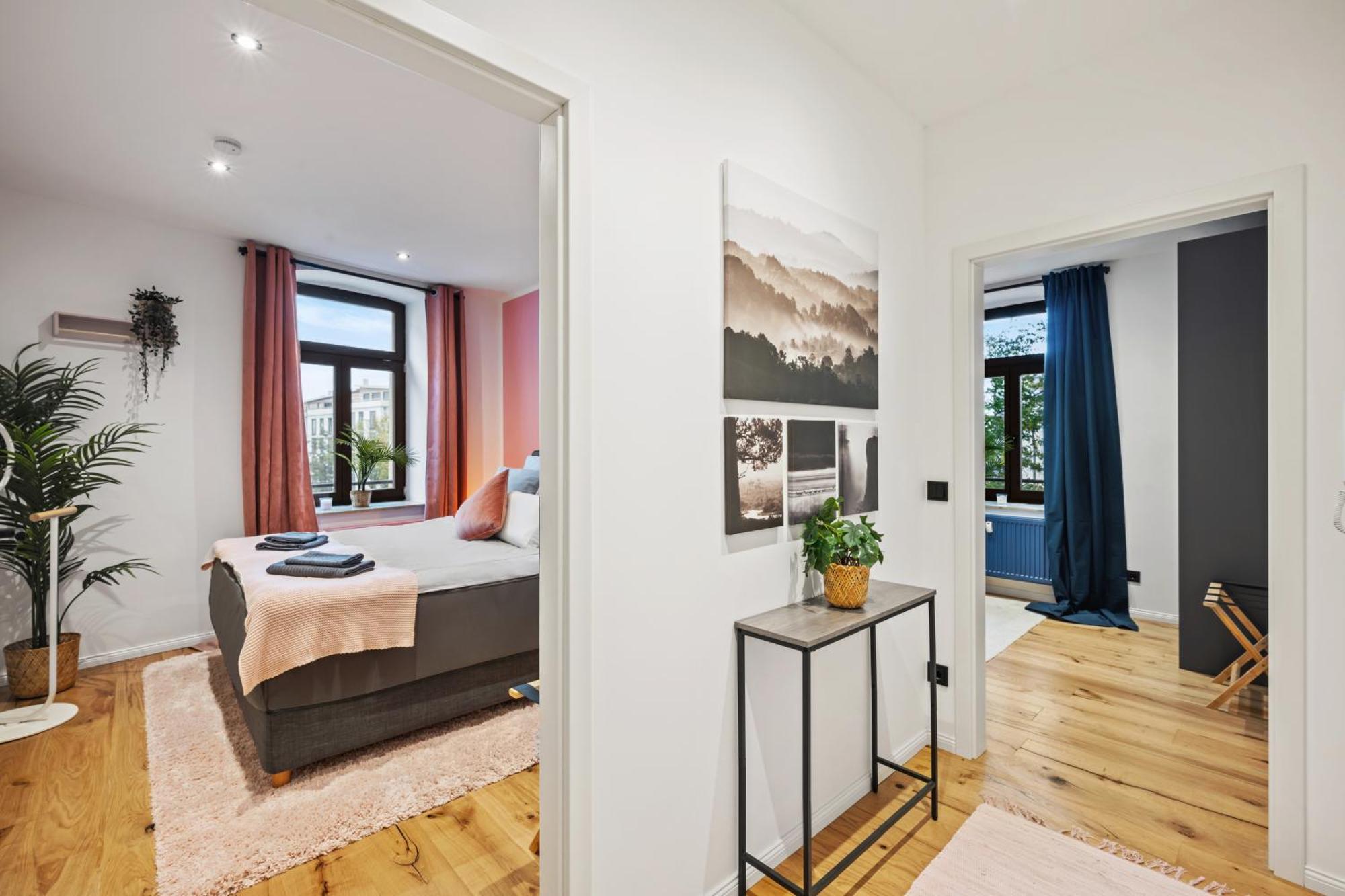 Edler Wohnraum Schlossteich-Suite 3 Sz Mit Zwei Balkonen, Kaffeevollautomat, Kamin, Klima, Lift & Zwei Parkplaetzen Хемниц Экстерьер фото